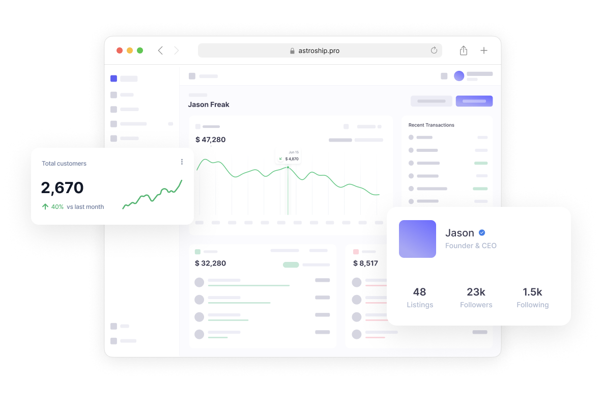 Tableau de bord Oopidi — logiciel de gestion commerciale et comptabilité